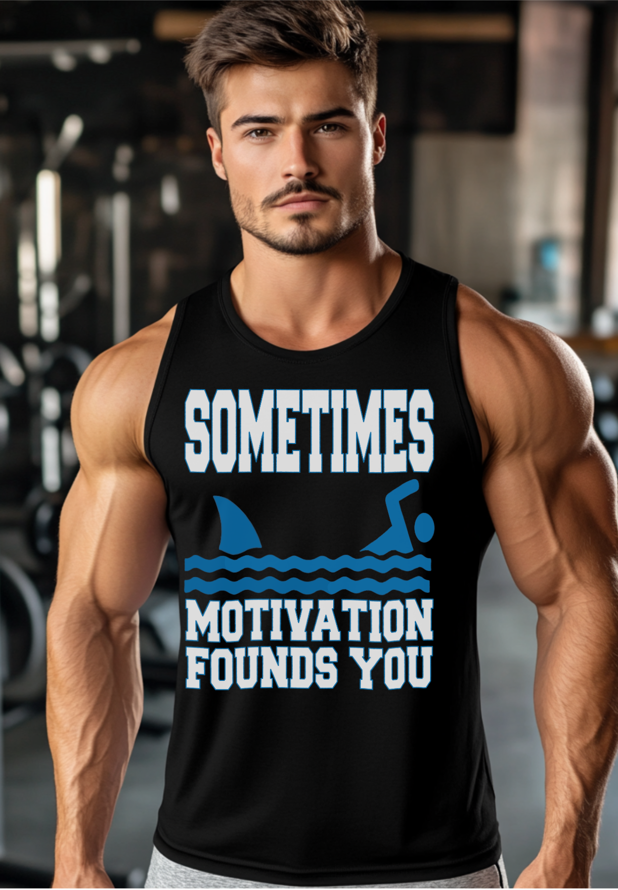 TANKTOP SOMETIMES MOTIVATION FOUNDS YOU